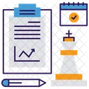 Gestione Strategica Gestione Aziendale Strategia Aziendale Degli Scacchi Icon