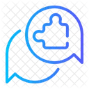 Strategic Consulting Conversation Solution Icon