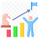 Strategic Evolution Success Strategy Icon