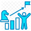 Strategic Evolution Success Strategy Icon