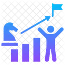 Strategic Evolution Success Strategy Icon