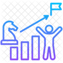Strategic Evolution Success Strategy Icon
