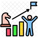 Strategic Evolution Success Strategy Icon