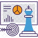 전략경영 경영관리 체스경영전략 아이콘