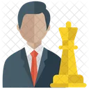 Strategic Person Strategic Foresight Strategy Icon