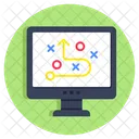 Strategic Plan Business Plan Business Strategy Icon