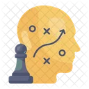 Tactical Planning Brain Strategy Strategic Planning Icon