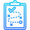 Strategic Planning Vision Action Icon