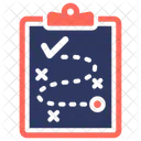Strategic Planning Vision Action Icon