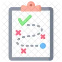 Strategic Planning Vision Action Icon