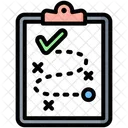 Strategic Planning Vision Action Icon