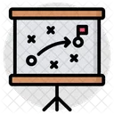 Strategic Presentation Graphical Representation Statistics Icon