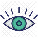 Strategic Service Vision Eye Marketing Icon