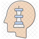 Strategic Thinker Lineal Color Icon 아이콘