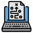 Laptop Plan Strategie Symbol