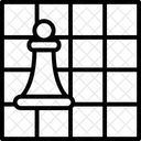 Brettspiel Schachbrett Plan Symbol