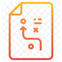 Strategie Plan Geschaftsplan Symbol