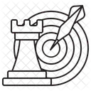 Strategie Ziel Schach Symbol