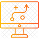 Strategie Leichtathletik Zwischenablage Symbol