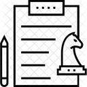 Strategie Plan Rapport Icône