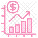 Icone De Ligne Bichromie Strategie Commerciale Icône