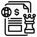 Stratégie commerciale mondiale  Icône