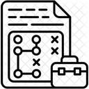 Stratégie d'entreprise  Icône