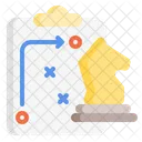 Strategie Geschaft Planung Symbol