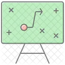 Icone De Couleur Lineaire Strategie Icon