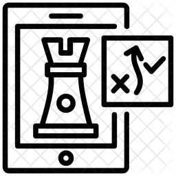 Stratégie numérique  Icône