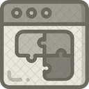 Page Web Puzzle Icon