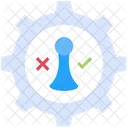 Strategieplan Verteidigung Plan Symbol