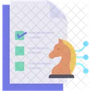 Strategies Plans Goals Icon