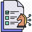Strategies Plans Goals Icon