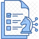 Strategies Plans Goals Icon