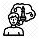 Strategisch Denken Erfolg Symbol