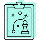 Strategisch Planung Geschaft Symbol