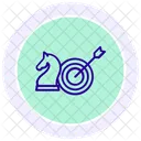 Strategische Ziele Symbol