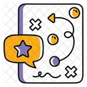 Strategisch Feedback Geschaft Symbol