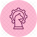 Strategisch Management Geschaft Symbol