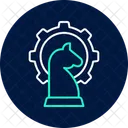 Strategisch Management Geschaft Symbol