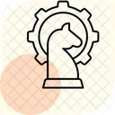 Strategisch Management Geschaft Symbol