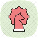 Strategisch Management Geschaft Symbol