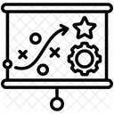 戦略、プレゼンテーション、計画 アイコン
