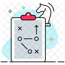 Strategy Map Tactics Map Planning Icon