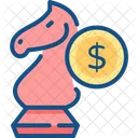 Business Chess Strategy Icon