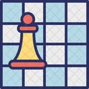 Board Game Chess Board Plan Icon