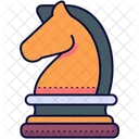 Strategy Planning Knight Icon