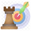 Strategy Target Chess Icon