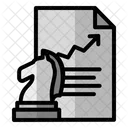 Strategy Chess Business And Finance Icon